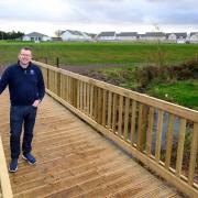 Murray Kerr, of Root One East Ltd, has been busy at the Letham Mains development on the outskirts of Haddington