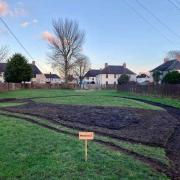 Work has already underway to cut and roll turf for the garden which is hoped to be completed later this year.