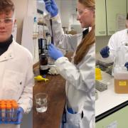 Adam Gillie, Charlotte Thompson and Nicole Ross have benefited from Science Foundation Apprentices