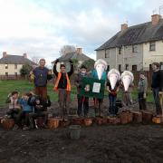 Work is progressing well on the Green Belters project at Foresters Park in Tranent thanks to Tranent Wombles