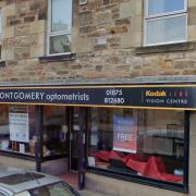 The Courier understands that Montgomery Optometrists on the town’s High Street closed its doors at the end of 2023. Image: Google Maps