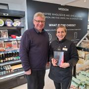 Martin Whitfield MSP visited The Cheese Lady to highlight her recent success