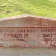 The inscribed lintel stone from Musselburgh’s old ‘fever hospital’ has found a permanent home