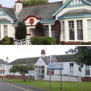 The future of North Berwick's Edington Hospital (top) and Dunbar's Belhaven Hospital was discussed this afternoon