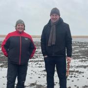 East Lothian's MSP, Paul McLennan, joined nature project Restoration Forth for an organised seagrass planting event at Tyninghame Bay