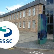 East Lothian Council's headquarters, John Muir House. Inset: Scottish Social Services Council (SSSC)