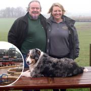 Grant Bell and Jane Brand hope to open a family farm theme park at East Fortune