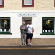 Brothers Allan (left) and Chris Shaw (right) have made the decision to close Allan's Bakery on Tranent High Street