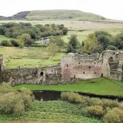 Hailes Castle, near East Linton, which dates back to the 1200s, was listed at auction today
