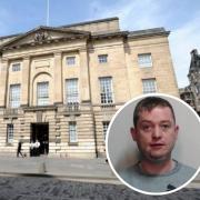 Duncan Brown (inset) was sentenced at the High Court in Edinburgh