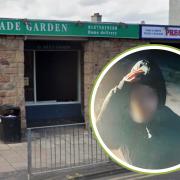 Jade Garden in Prestonpans was allegedly broken into last night. The business shared an image of the alleged perpetrator (Inset. Blurred for legal reasons) on social media