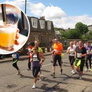 Edinburgh Marathon runners will be able to enjoy a beer at the finish. Main image Richard Webb and licensed for reuse under Creative Commons Licence