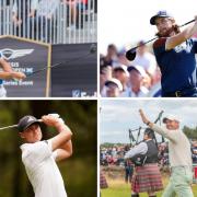 Viktor Hovland (image: Gordon Bell) and Tommy Fleetwood (image: Mike Egerton/PA Wire). Bottom row: Ludvig Åberg (image: John Walton/PA Wire) and reigning champion Rory McIlroy (image: Gordon Bell) will be at the Genesis Scottish Open