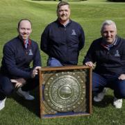 Craigielaw Golf Club has been celebrating success after clinching the Lothians Team Tournament for the first time. Pictured are the winning team of, from left, Guy Dalziel, Marc Reid and Kenny Glen