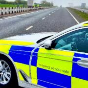 Police checks were carried out on the A1. Image: Police Scotland/X