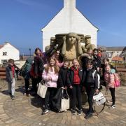 Pupils from Windygoul Primary School visited Dunbar Harbour as part of their John Muir Award