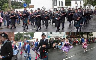 North Berwick Highland Games held its parade over the weekend