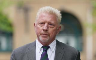 Boris Becker jailed for two-and-a-half years over 'hiding assets'. (PA)