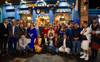 The Gurkha Bar & Restaurant, pictured hosting a charity night, has been celebrating further success