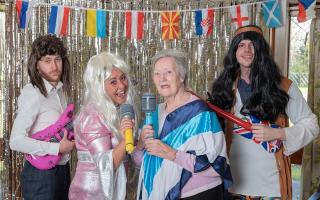 Residents and carers take to the stage for their own Eurovision performance