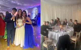 Pupils enjoyed a meal and a celebration at Eskmills Venue for Ross High's prom
