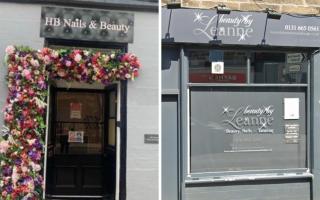 HB Nails and Beauty (left) and Beauty by Leanne are in the running for awards