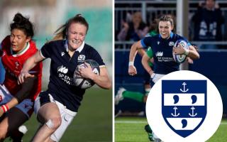 East Lothian has produced several female rugby talents including Liz Musgrove (left, Andrew Milligan/PA Wire) and Francesca McGhie (right, Scottish Rugby/SNS)