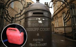 Petrol was poured over furniture at a property in Tranent, Edinburgh Sheriff Court heard
